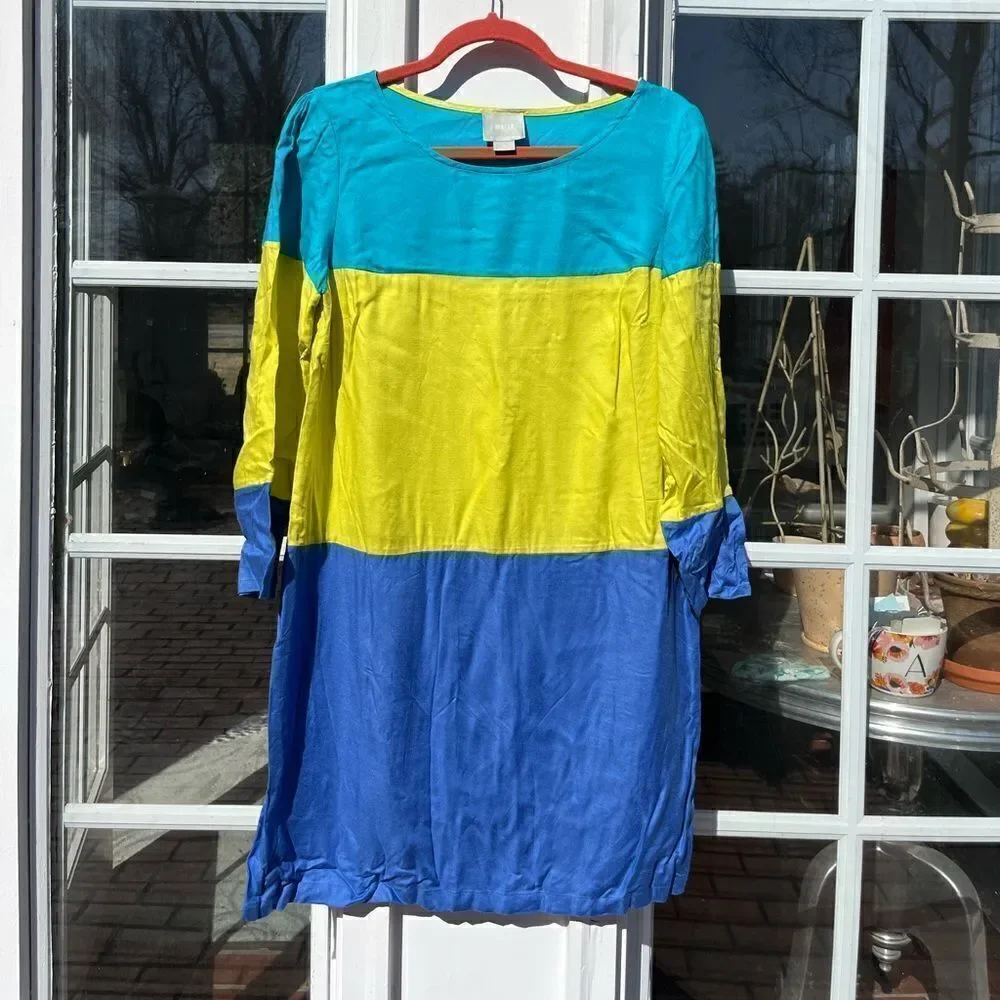 Anthropologie Maeve Colorblocked Dress